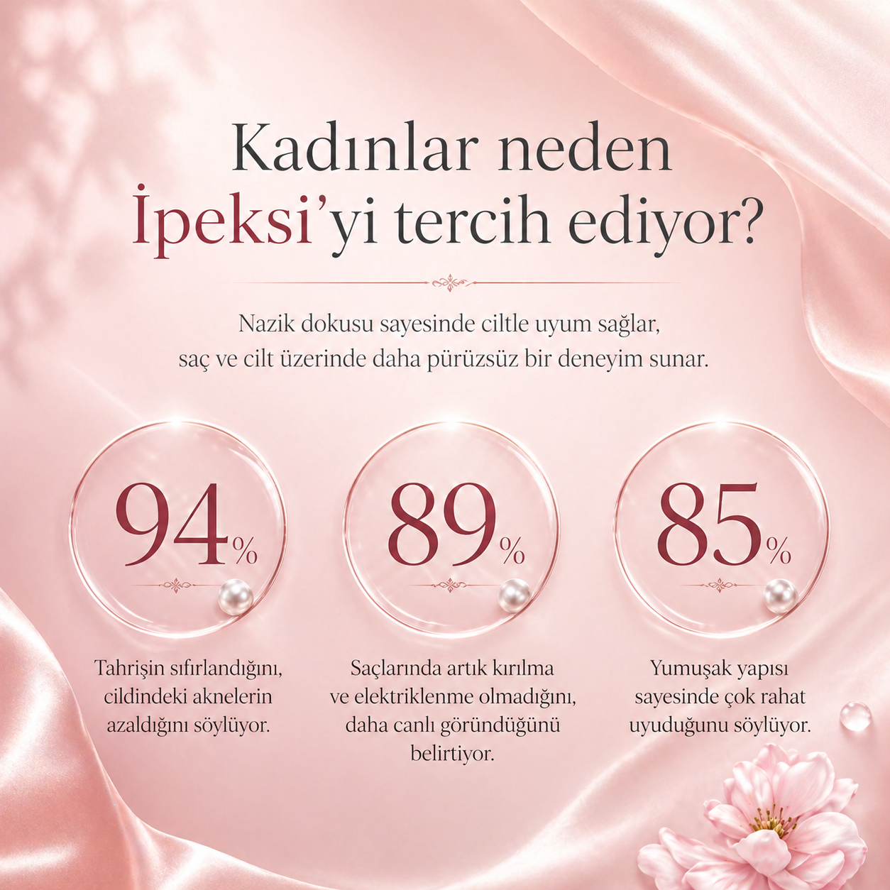 İpeksi Yastık Kılıfı